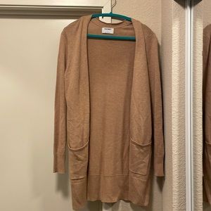 Long tan/nude Old Navy cardigan